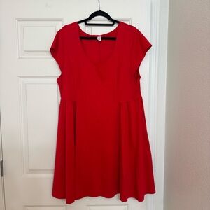 Old Navy Vibrant Red Mini Dress